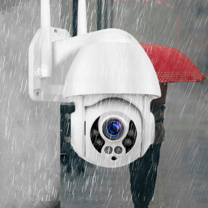 Kamera Wifi Zewnętrzna SMART 5MPx Obrotowa APLIKACJA PO POLSKU Śledzenie