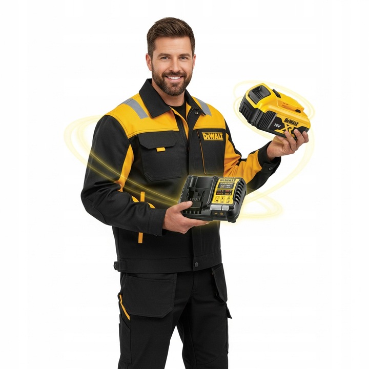 DCB1104P1 DEWALT ZESTAW ZASILAJĄCY ŁADOWARKA + 1 AKUMULATOR DCB184 18V
