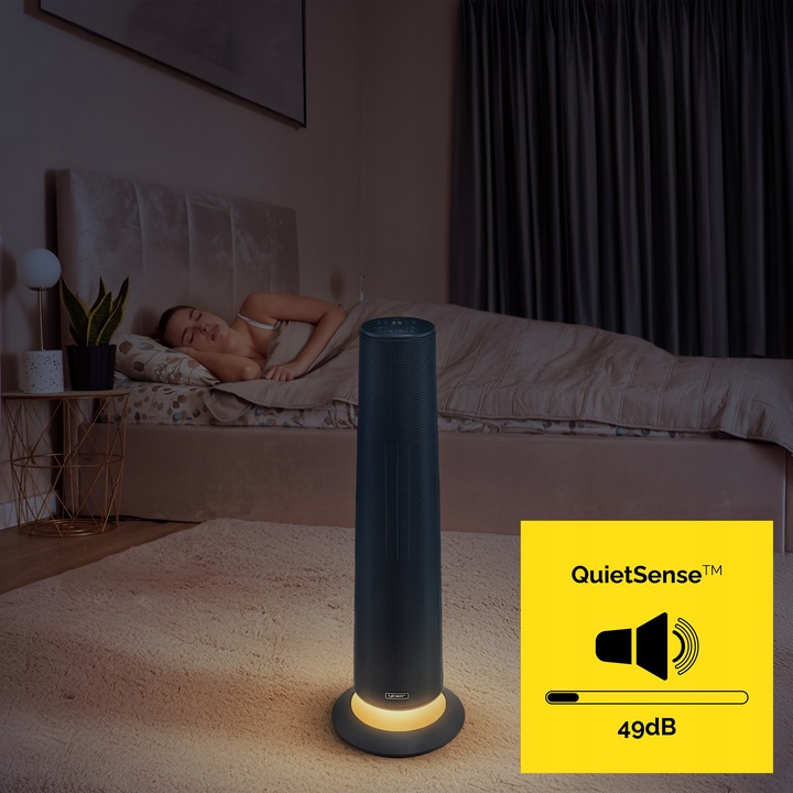 Termowentylator Farelka Cichy Yoer 2500 W + Timer +4 Tryby