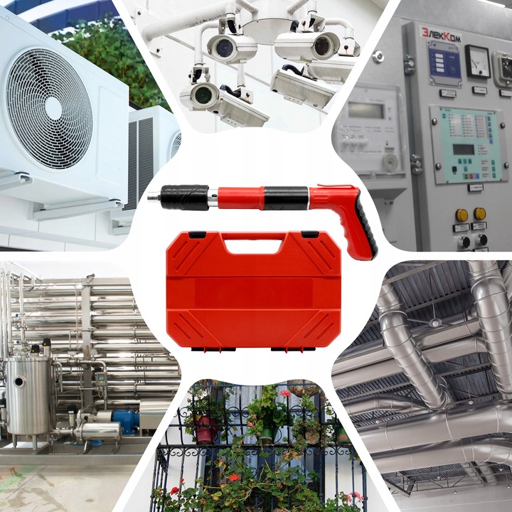 HDeye Pneumatyczny pistolet do gwoździ Łatwe usuwanie żużla,