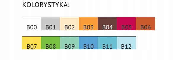 Poduszka ortopedyczna B4 MEMORY Valde MIX KOLORÓW
