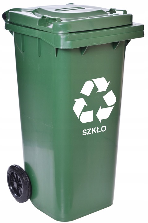 KOSZE POJEMNIKI NA ŚMIECI ŚMIETNIKI DO SEGREGACJI ZESTAW KOMPLET KOSZ 120L
