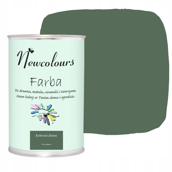 Farba do mebli Newcolours - Królew. Zielony 900ml