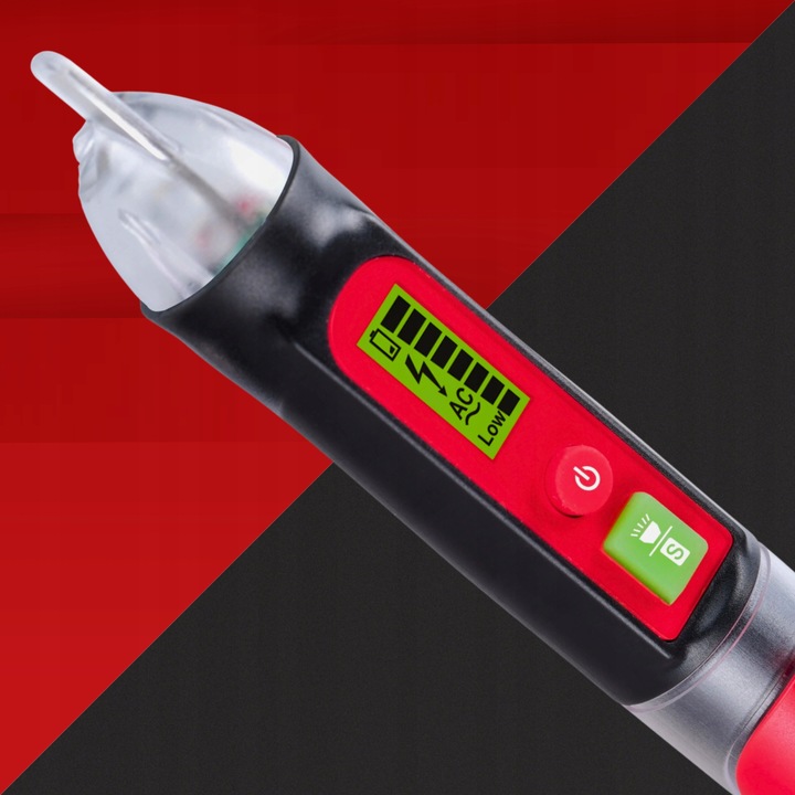 PRÓBNIK NAPIĘCIA TESTER GNIAZDEK ELEKTRYCZNYCH AC BEZDOTYKOWAY