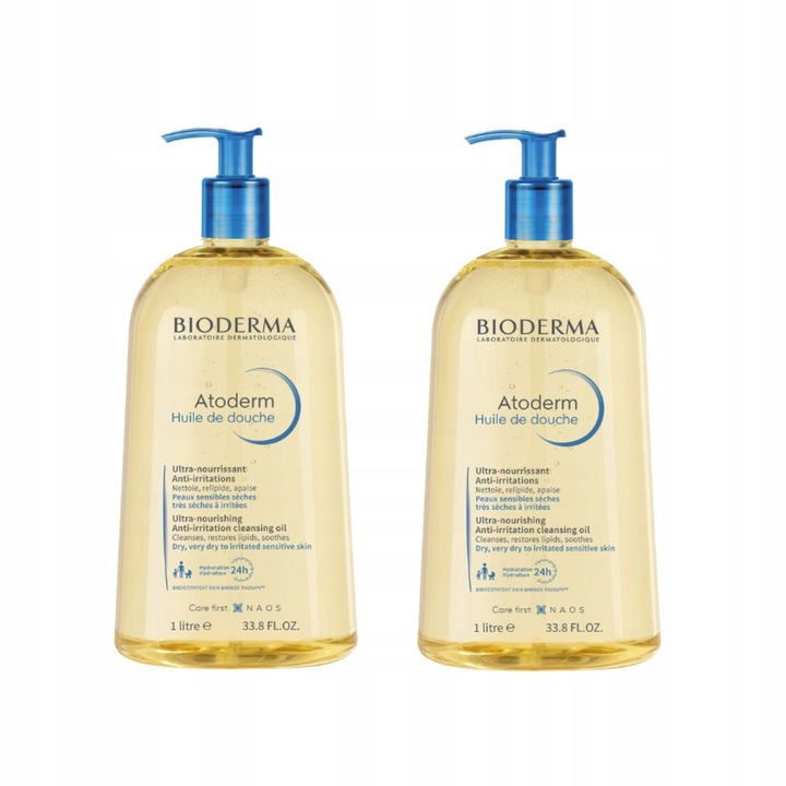 Bioderma Atoderm Huile Olejek do kąpieli 2x1000 ml