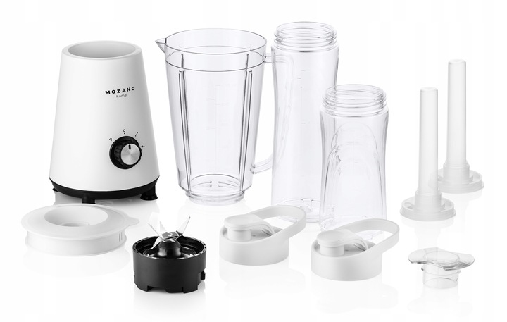 BLENDER KIELICHOWY DO KOKTAJLI SMOOTHIE 2 WKŁADY CHŁODZĄCE + 2 BUTELKI 3w1