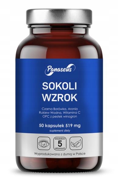 Panaseus Sokoli Wzrok 50kaps POPRAWA WZROKU