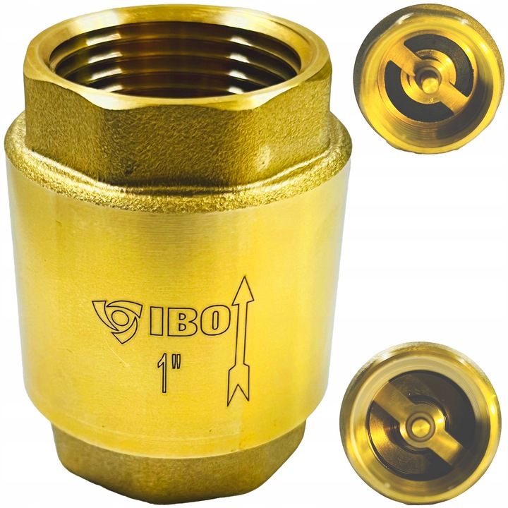 ZAWÓR ZWROTNY KIERUNKOWY SPĘŻYNOWY 1" CAL DN25 Z MOSIĘŻNYM GRZYBKIEM MOCNY