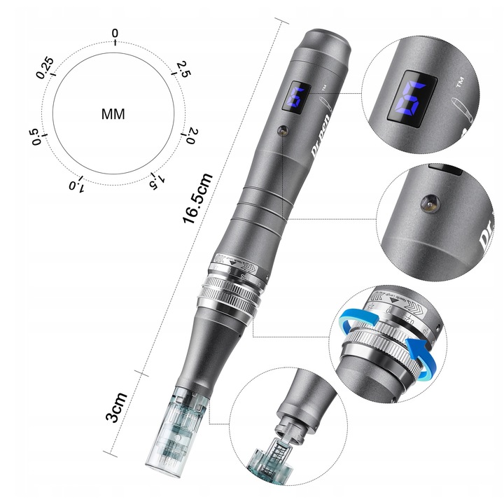 Dr Pen Ultima M8-W + 2 Kartridży BEZPRZEWODOWY Dermapen do mezoterapii