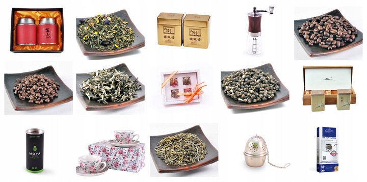 ZŁOTA KWITNĄCA BOMBONIERKA - 9 Herbat Kwitnących