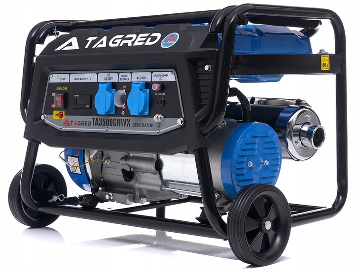 AGREGAT PRĄDOTWÓRCZY PRĄDU TAGRED 5600W AVR NA KÓŁKACH