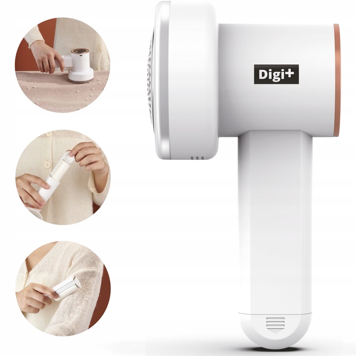 GOLARKA DO UBRAŃ TKANIN TAPICERKI MOCNA AKUMULATOROWA USB 2000mAh+ 3