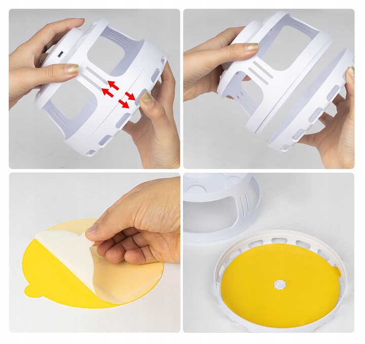 PUŁAPKA LEPOWA LEP LAMPA NA PLUSKWY PCHŁY KOMARY MUCHY CHRZĄSZCZE MOLE