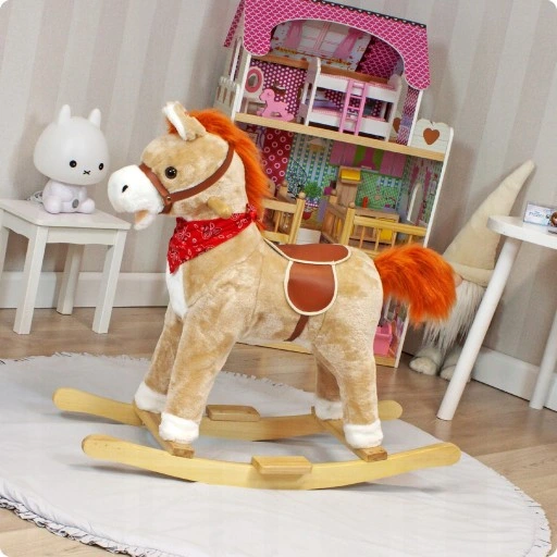 KOŃ na biegunach ŚPIEWAJĄCY, interaktywny KONIK