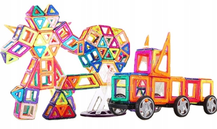 KLOCKI MAGNETYCZNE PANELE NEODYMOWE 76 EL ZESTAW