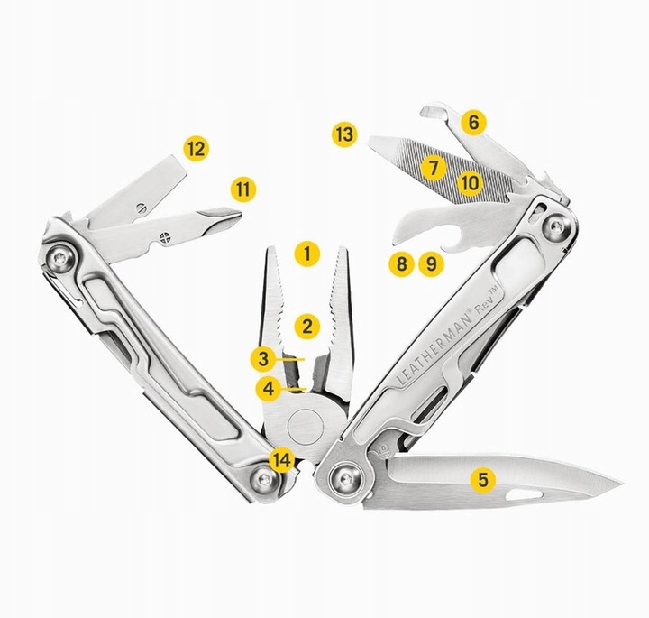 Multitool Leatherman Rev (832130) + GRATIS
