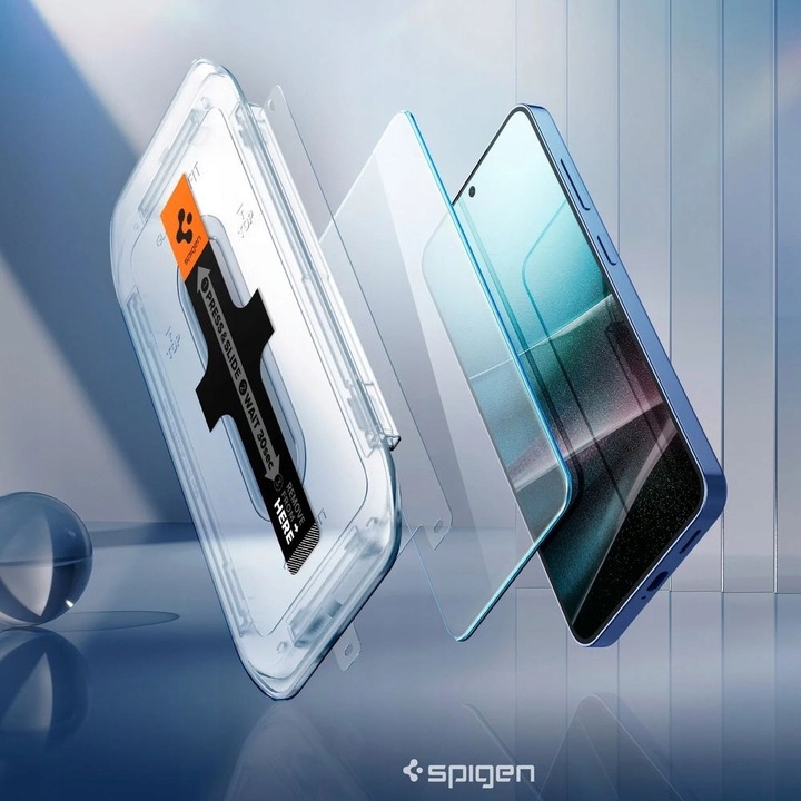 2x Szkło Hartowane Szybka SPIGEN EZ FIT +Aplikator do Samsung Galaxy S25