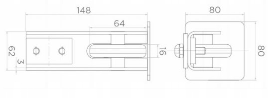 WÓZEK WÓZKI ROLKI DO BRAMY PRZESUWNEJ ZESTAW 80x80 9 ROLEK STALOWE
