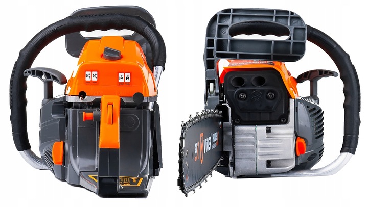 PIŁA SPALINOWA PILARKA DO DREWNA ŁAŃCUCHOWA 5,7KM +2 PROWAD +OLEJ +2x