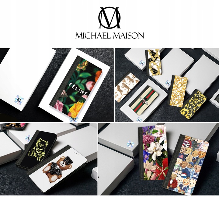 ELEGANCKIE ETUI Z KLAPKĄ DO IPHONE 15 PLUS WZORY JAKOŚĆ