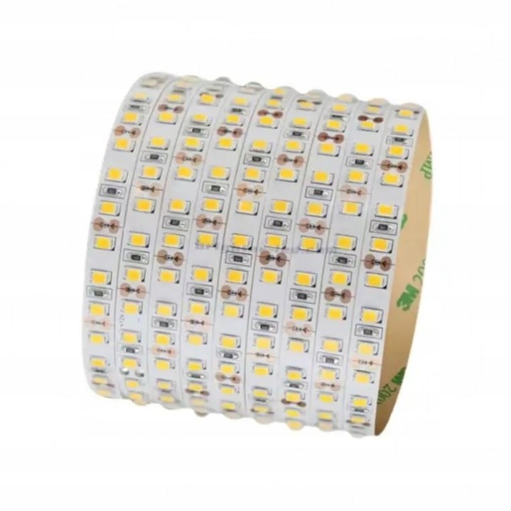 ZESTAW Taśma LED 6500K BIAŁA ZIMNA 5m - TAŚMA+ ZASILACZ+ PILOT+