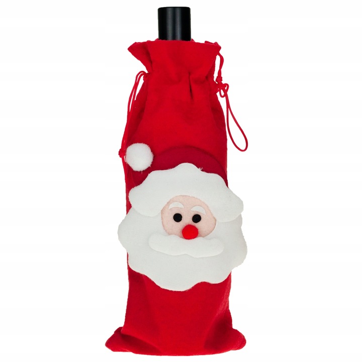 DEKORACJE STOŁU ŚWIĄTECZNE 4 POKROWCE NA KRZESŁA SZTUĆCE ETUI NA BUTELKĘ MI