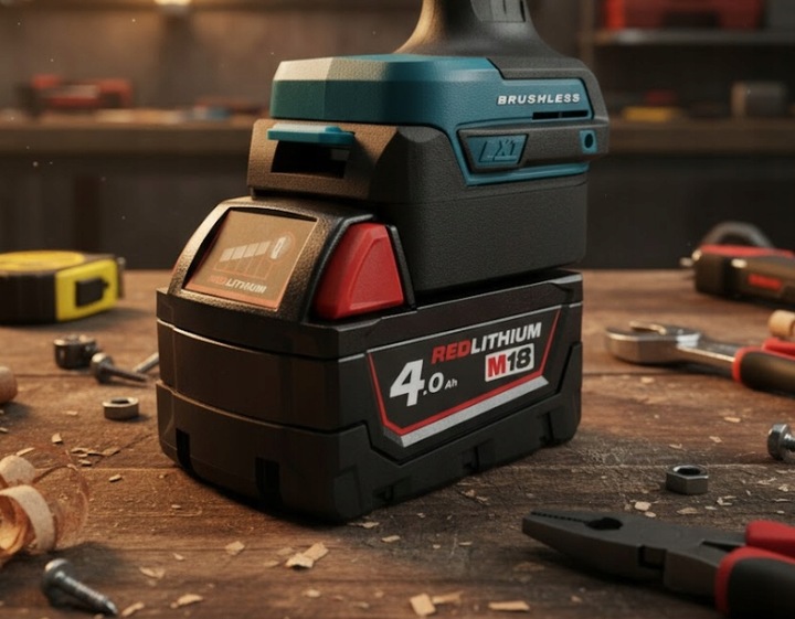 Adapter baterii Milwaukee do narzędzi Makita LXT akumulator