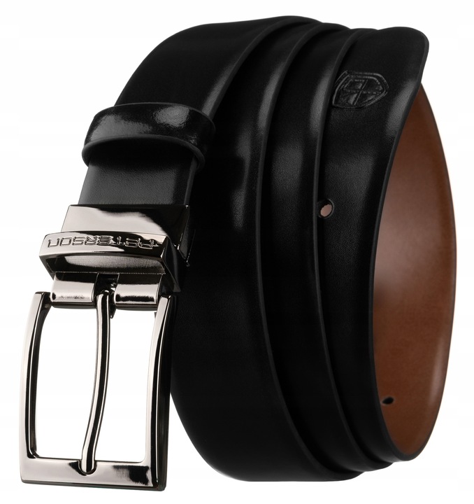Męski pasek skórzany do spodni Peterson prezent dwustronny wymienne