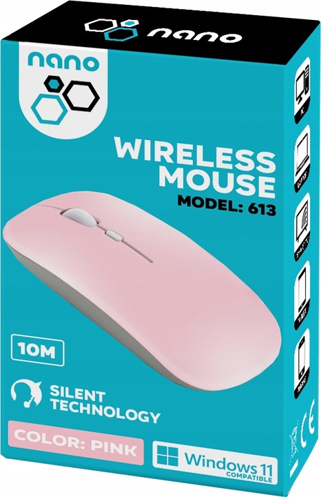 MYSZKA KOMPUTEROWA BEZPRZEWODOWA BLUETOOTH CICHA MYSZ OPTYCZNA