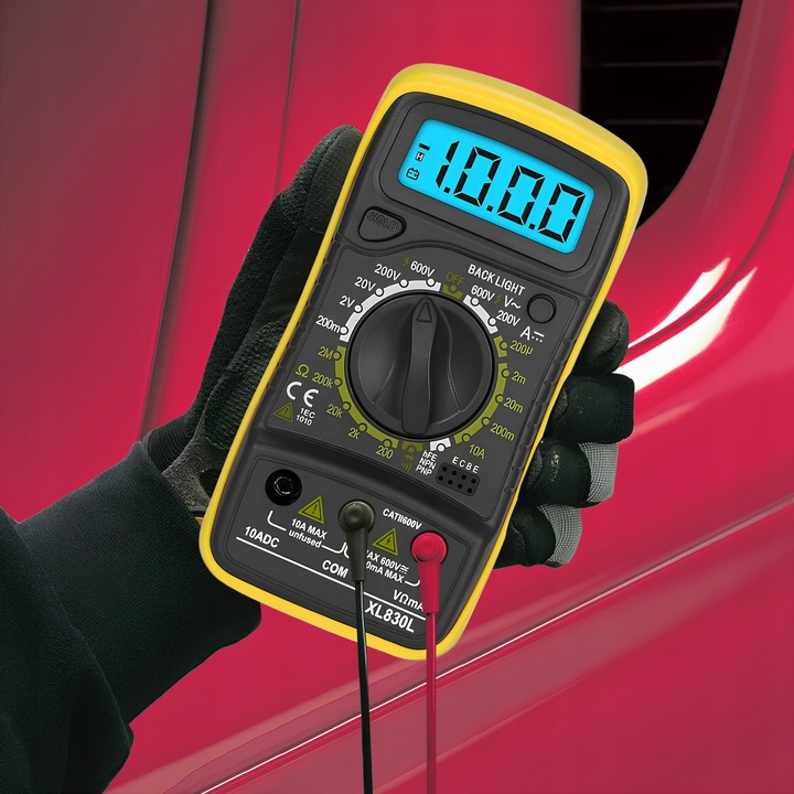 PROFESJONALNY MIERNIK CYFROWY MULTIMETR PRĄDU NAPIĘCIA UNIWERSALNY