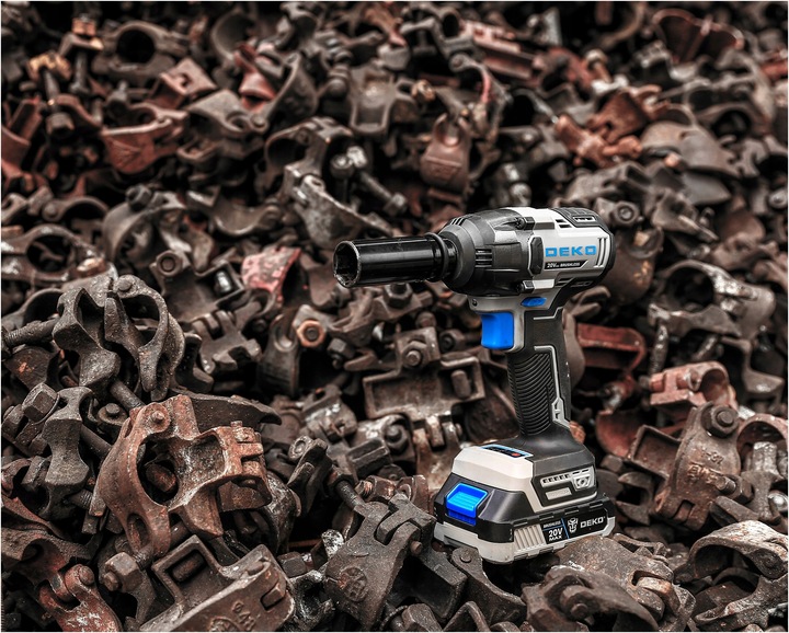 KLUCZ UDAROWY AKUMULATOROWY BEZSZCZOTKOWY 1/2'' KLUCZ DO KÓŁ 350Nm AKU