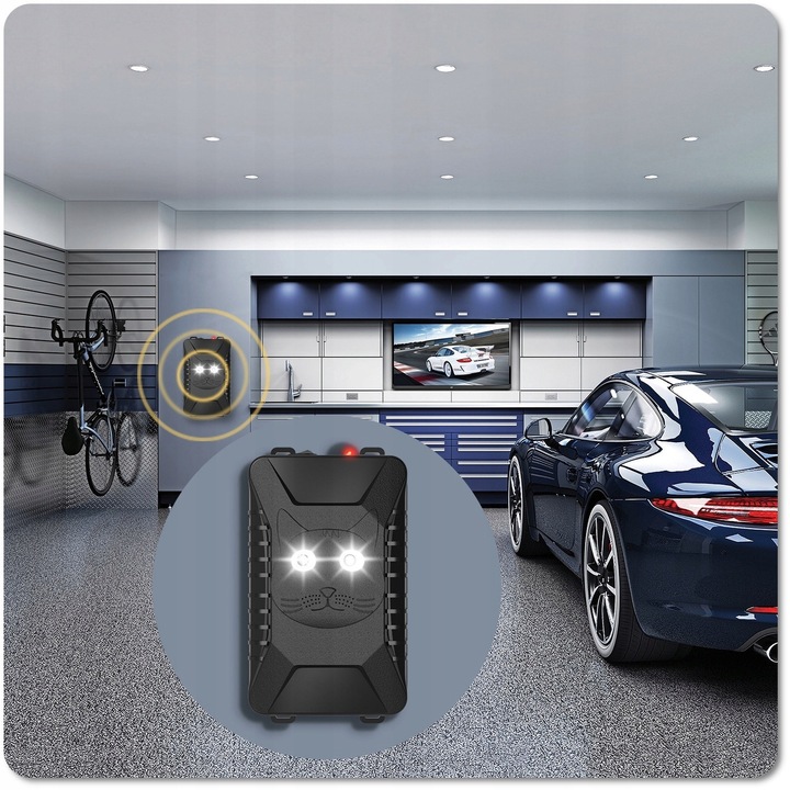 Samochodowy ODSTRASZACZ gryzoni na KUNY do AUTA ultradzwiekowy na