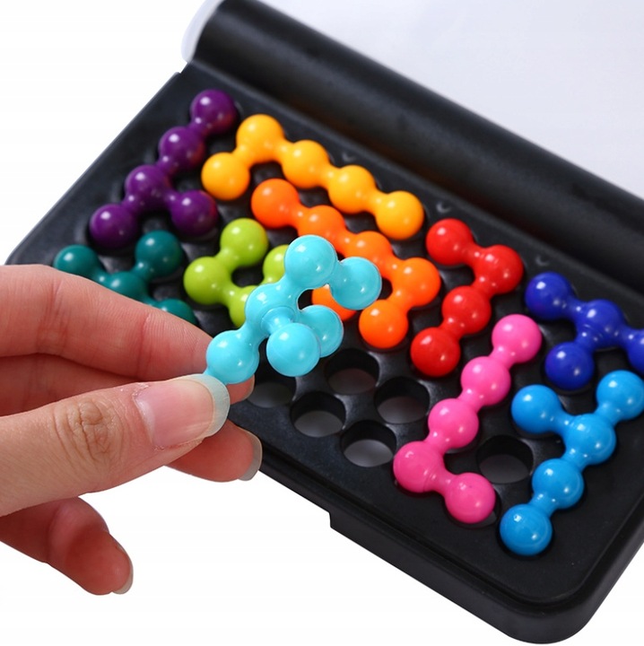 GRA LOGICZNA 3D GRA PLANSZOWA IQ FIT ŁAMIGŁÓWKA 120 WYZWAŃ