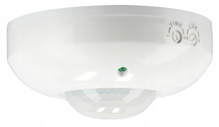 Czujnik ruchu sufitowy natynkowy PIR LED sensor regulacja zewnetrzny