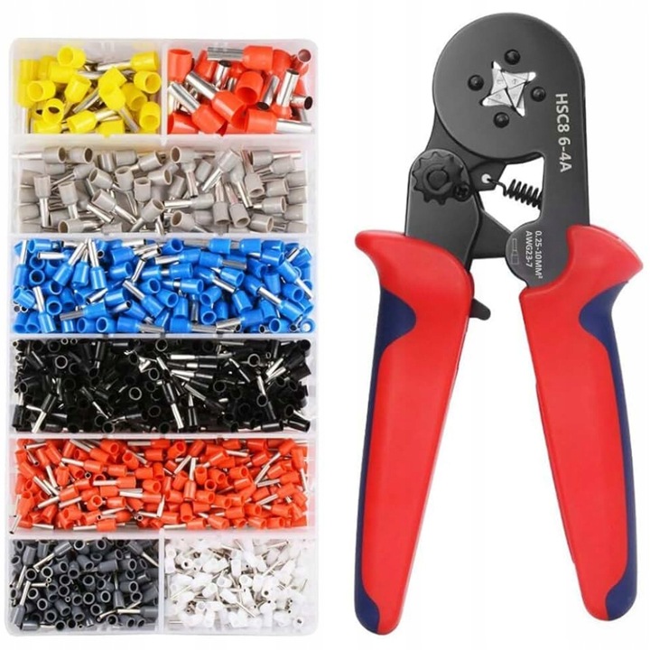 ZACISKARKA DO TULEJEK SZCZYPCE DO ZACISKANIA KOŃCÓWEK PRZEWODÓW PRASKA