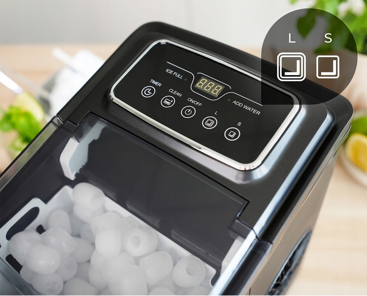 KOSTKARKA DO LODU 12KG DOMOWA MASZYNA DO KOSTEK 160W EKSPRESOWY LÓD