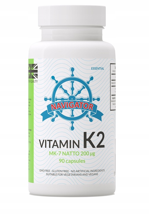 Suplement diety Navigator Supplements witamina k2 200 mcg kapsułki 90 szt.