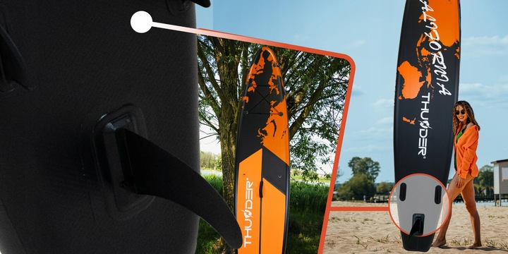 Deska SUP 365CM paddle board do pompowania plecak + wiosło Thunder