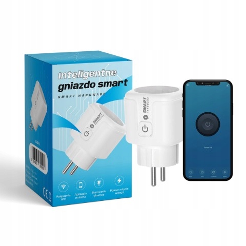 INTELIGENTNE SMART HOME STEROWANE GNIAZDKO WIFI WATOMIERZ PROGRAMATOR TUYA