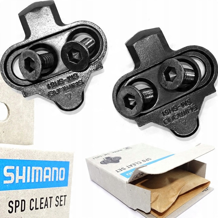 Shimano Bloki SM-SH51 MTB SPD do Pedałów BOX Oryginał