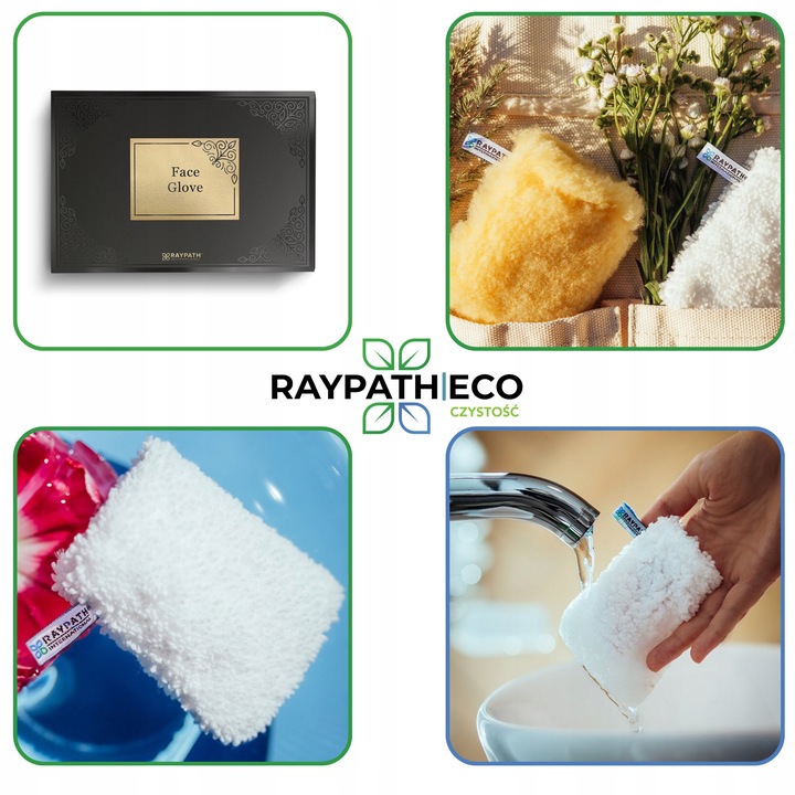 RAYPATH CZYŚCIK DO DEMAKIJAŻU RĘKAWICZKA FACE GLOVE RĘKAWICA DO KAŻDEJ