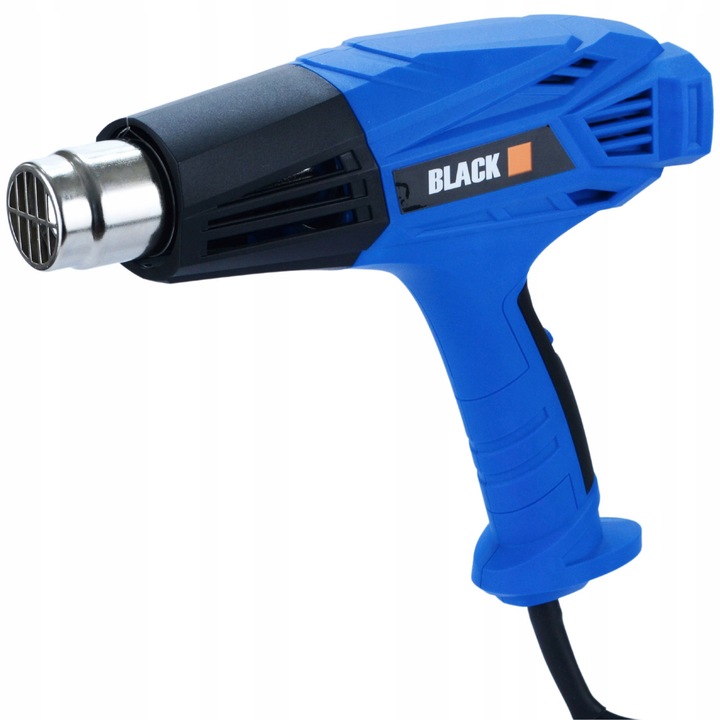 OPALARKA ELEKTRYCZNA 2 BIEGI 4 DYSZE 600C 2000W MOCNA ZESTAW BLACK