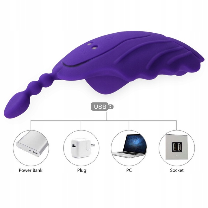 Masażer Do Majtek, Motylek, Wibrator na Pilota