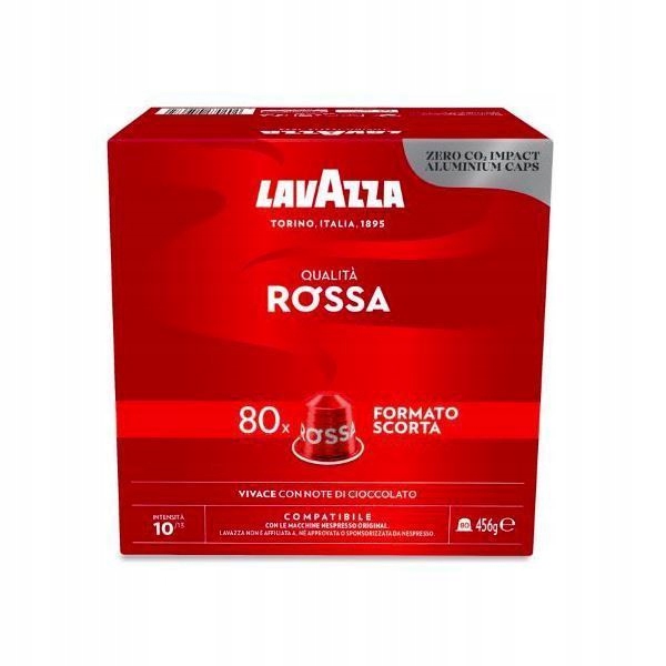 Kapsułki Z Kawą Do Nespresso Lavazza Espresso Qualita Rossa 80 szt