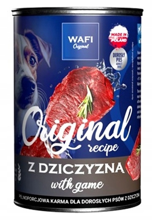 Karma mokra dla psa RAFI I WAFI mix smaków 24 x 400g
