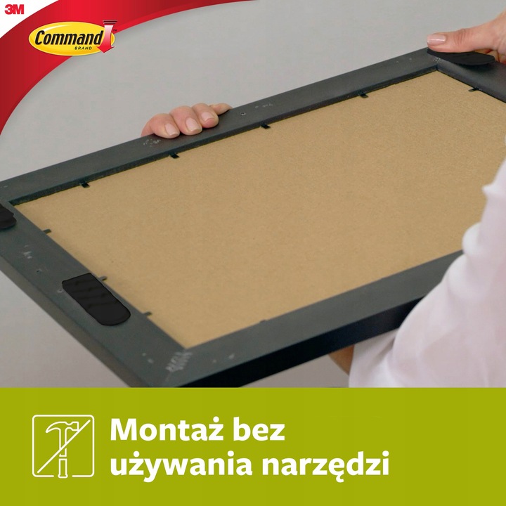 Command rzepy samoprzylepne do wieszania obrazów do 7,2 kg 28 szt. (14