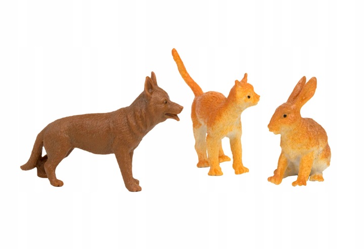 FARMA FIGURKI ZWIERZĘTA WIEJSKIE + PŁOT DRZEWA GŁAZY 55 ELEMENTÓW ZESTAW