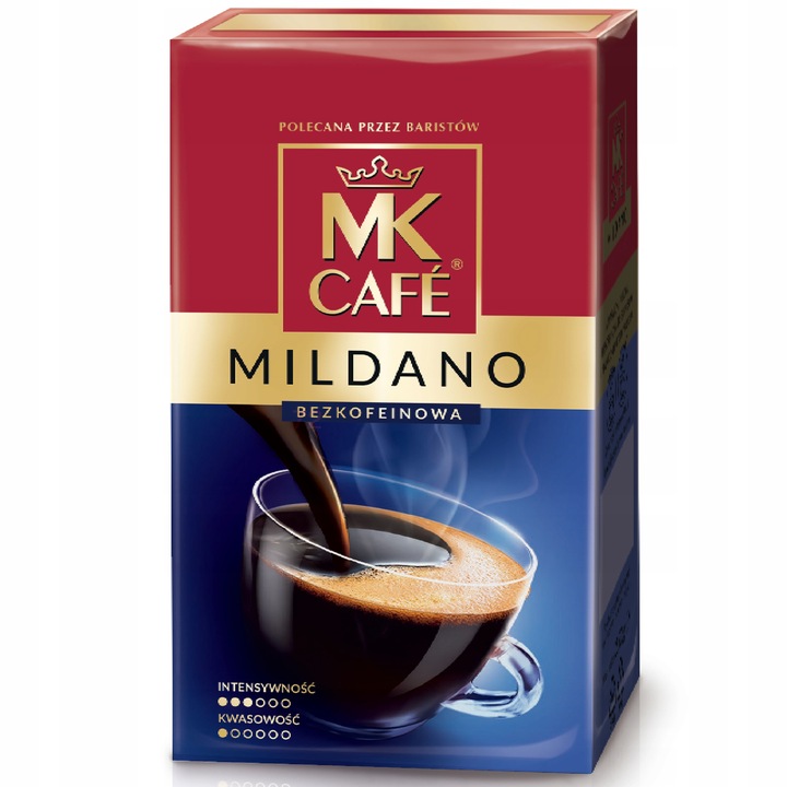 Kawa bezkofeinowa mielona MK Cafe Mildano 250 g x10