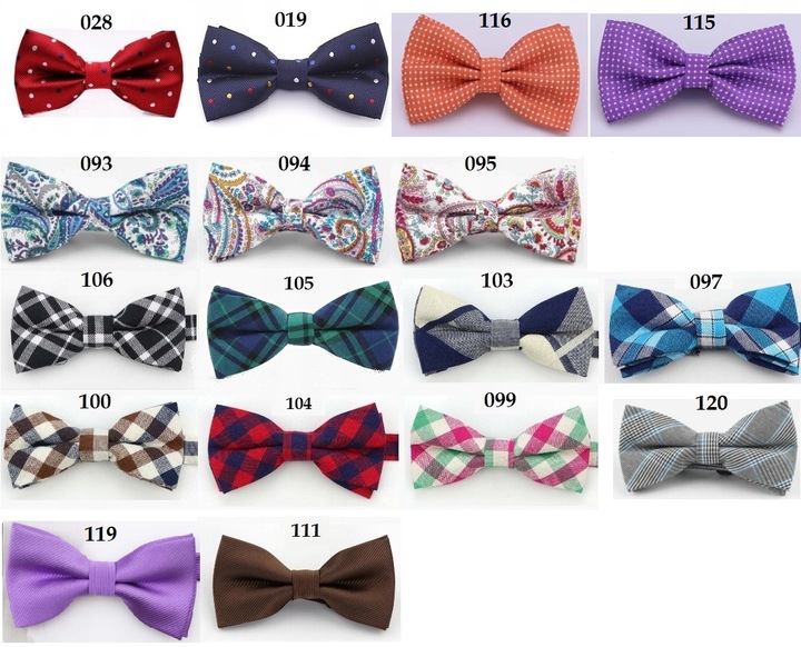 Piękna muszka MUCHA MĘSKA czarna