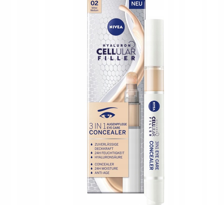 NIVEA Cellular Filler Krem korygujący cienie pod oczami kolor naturalny 4ml